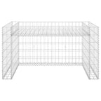 vidaXL Rasenmäher-Garage mit Hochbeet 110x80x60 cm Stahldraht