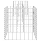 vidaXL H-förmiger Gabionen-Pflanzkorb Stahldraht 260x40x40 cm