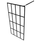 vidaXL Duschwand für Walk-in Dusche Klares Sicherheitsglas 80x195 cm