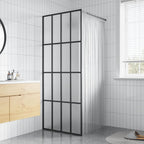 vidaXL Duschwand für Walk-in Dusche Mattes Sicherheitsglas 80x195 cm