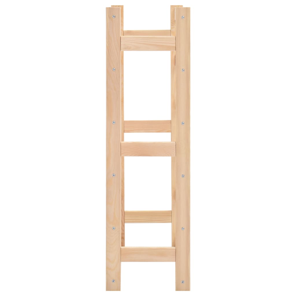 vidaXL Weinregal für 30 Flaschen Kiefernholz