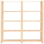 vidaXL Lagerregal mit 5 Böden 170×38×170 cm Kiefer Massivholz 500 kg
