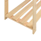 vidaXL Lagerregal mit 5 Böden 170×38×170 cm Kiefer Massivholz 500 kg