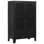 vidaXL Büroschrank mit Maschengittertüren Industriell 75×40×120 cm Stahl