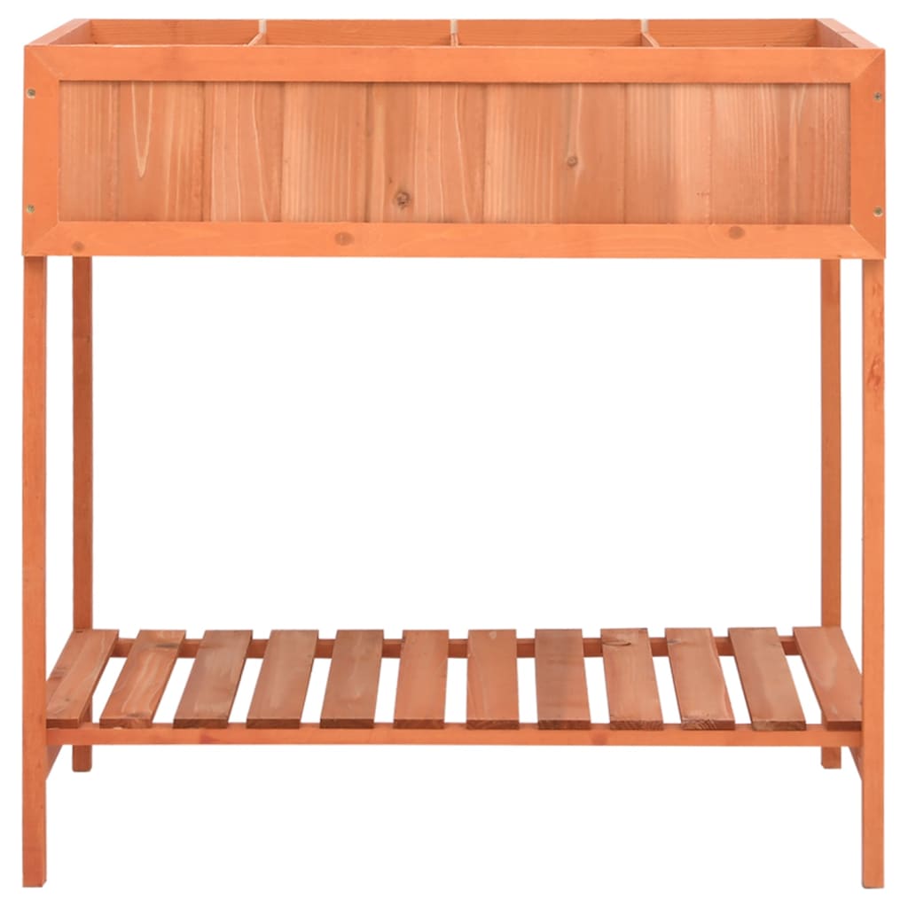vidaXL Pflanzgefäß für Kräuter 80x60x80 cm Massivholz Tanne