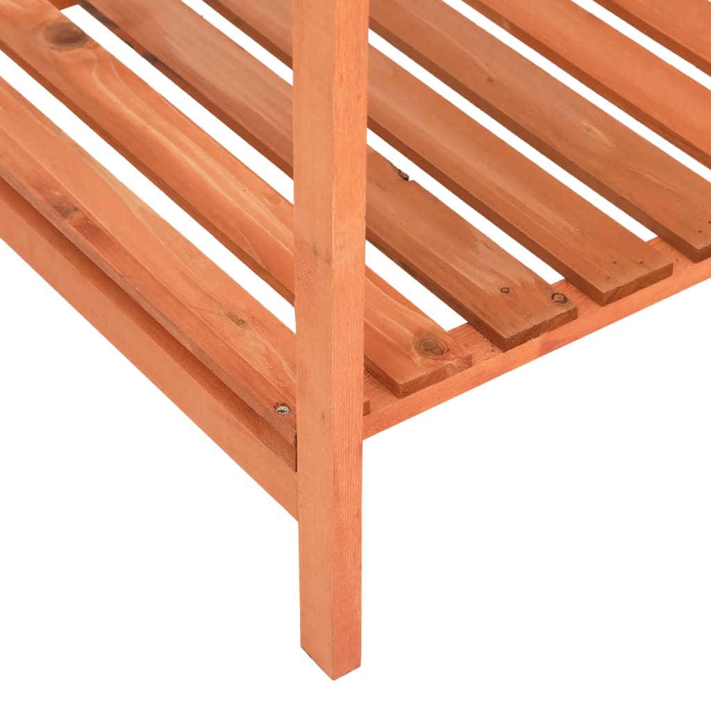 vidaXL Pflanzgefäß für Kräuter 80x60x80 cm Massivholz Tanne