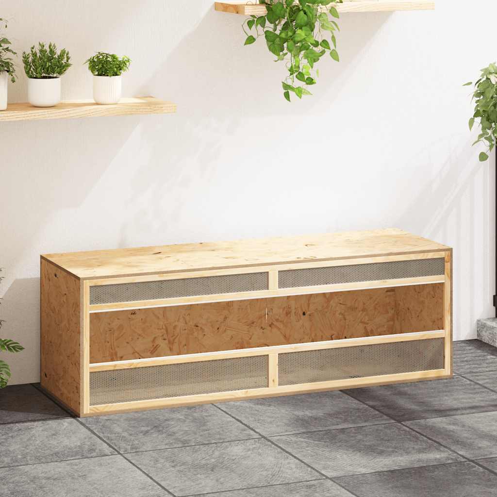 vidaXL Terrarium Holzwerkstoff 144x46x48 cm
