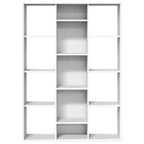 vidaXL Raumteiler/Bücherregal Weiß 100x24x140 cm Holzwerkstoff