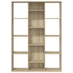 vidaXL Raumteiler/Bücherregal Sonoma-Eiche 100x24x140 cm Holzwerkstoff