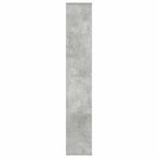 vidaXL Raumteiler/Bücherregal Betongrau 100x24x140 cm Holzwerkstoff