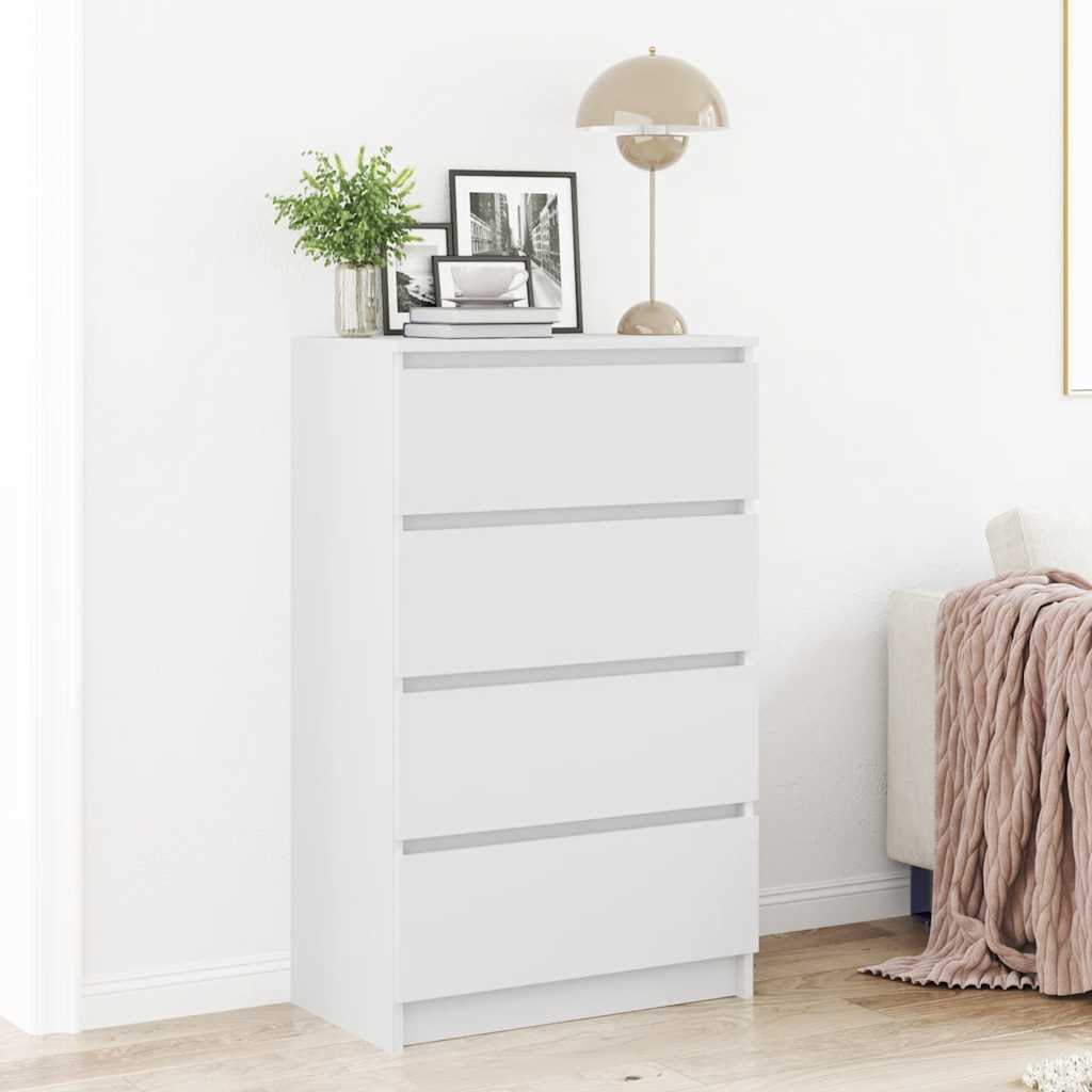 vidaXL Sideboard Weiß 60x35x98,5 cm Holzwerkstoff
