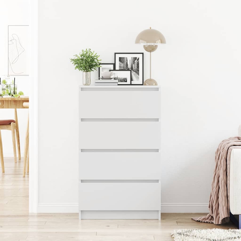 vidaXL Sideboard Weiß 60x35x98,5 cm Holzwerkstoff
