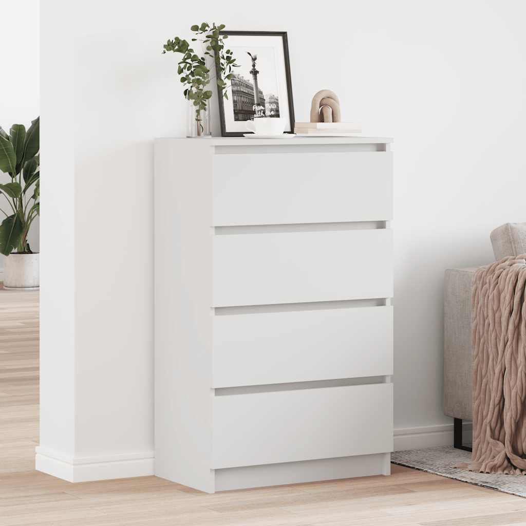 vidaXL Sideboard Weiß 60x35x98,5 cm Holzwerkstoff