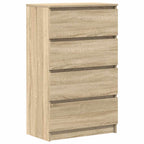 vidaXL Sideboard Sonoma-Eiche 60x35x98,5 cm Holzwerkstoff