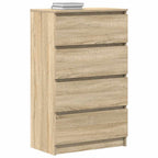 vidaXL Sideboard Sonoma-Eiche 60x35x98,5 cm Holzwerkstoff