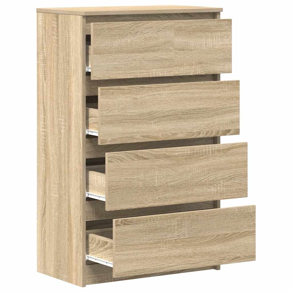 vidaXL Sideboard Sonoma-Eiche 60x35x98,5 cm Holzwerkstoff