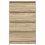 vidaXL Sideboard Sonoma-Eiche 60x35x98,5 cm Holzwerkstoff