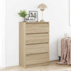 vidaXL Sideboard Sonoma-Eiche 60x35x98,5 cm Holzwerkstoff
