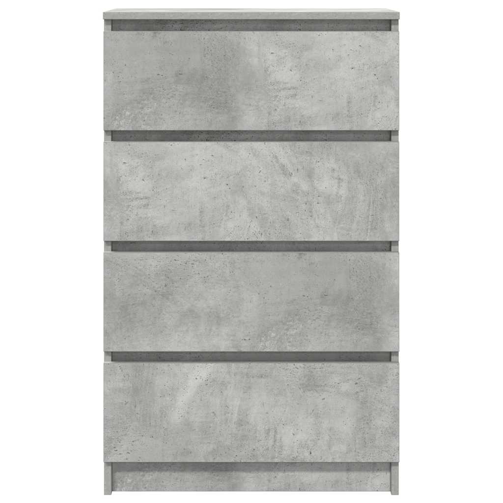 vidaXL Sideboard Betongrau 60x35x98,5 cm Holzwerkstoff