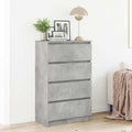vidaXL Sideboard Betongrau 60x35x98,5 cm Holzwerkstoff