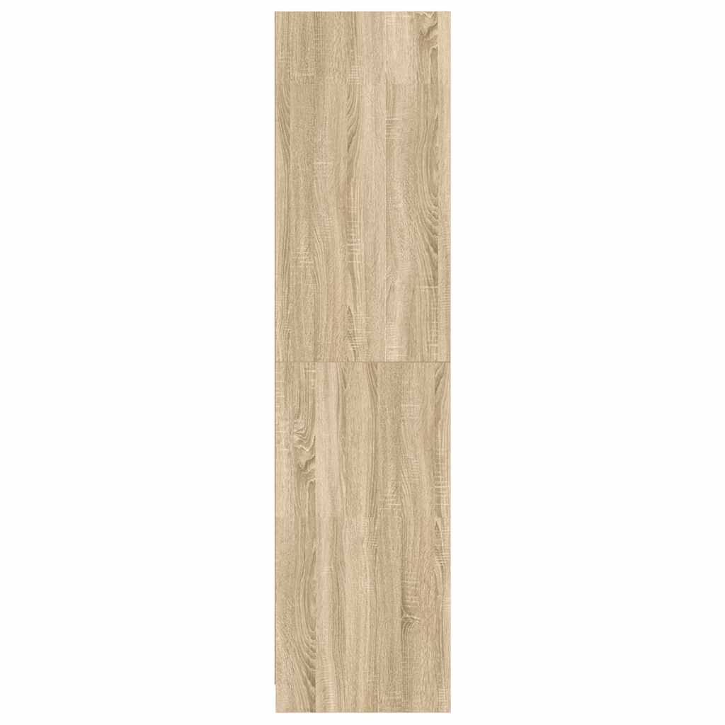 vidaXL Kleiderschrank mit Schubladen Sonoma-Eiche 50x50x200 cm