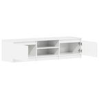 vidaXL TV-Schrank Hochglanz-Weiß 140x40x35,5 cm Holzwerkstoff
