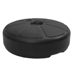vidaXL Sonnenschirmständer Sand/Wasser 15 L Schwarz