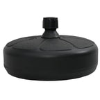 vidaXL Sonnenschirmständer Sand/Wasser 15 L Schwarz