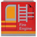 vidaXL 3-tlg. Kinder-Sitzgruppe Feuerwehrauto-Design Holz