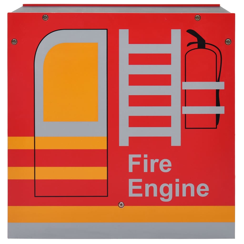 vidaXL 3-tlg. Kinder-Sitzgruppe Feuerwehrauto-Design Holz