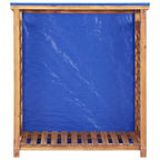 vidaXL Kaminholzregal 105x38x115 cm Akazie Massivholz