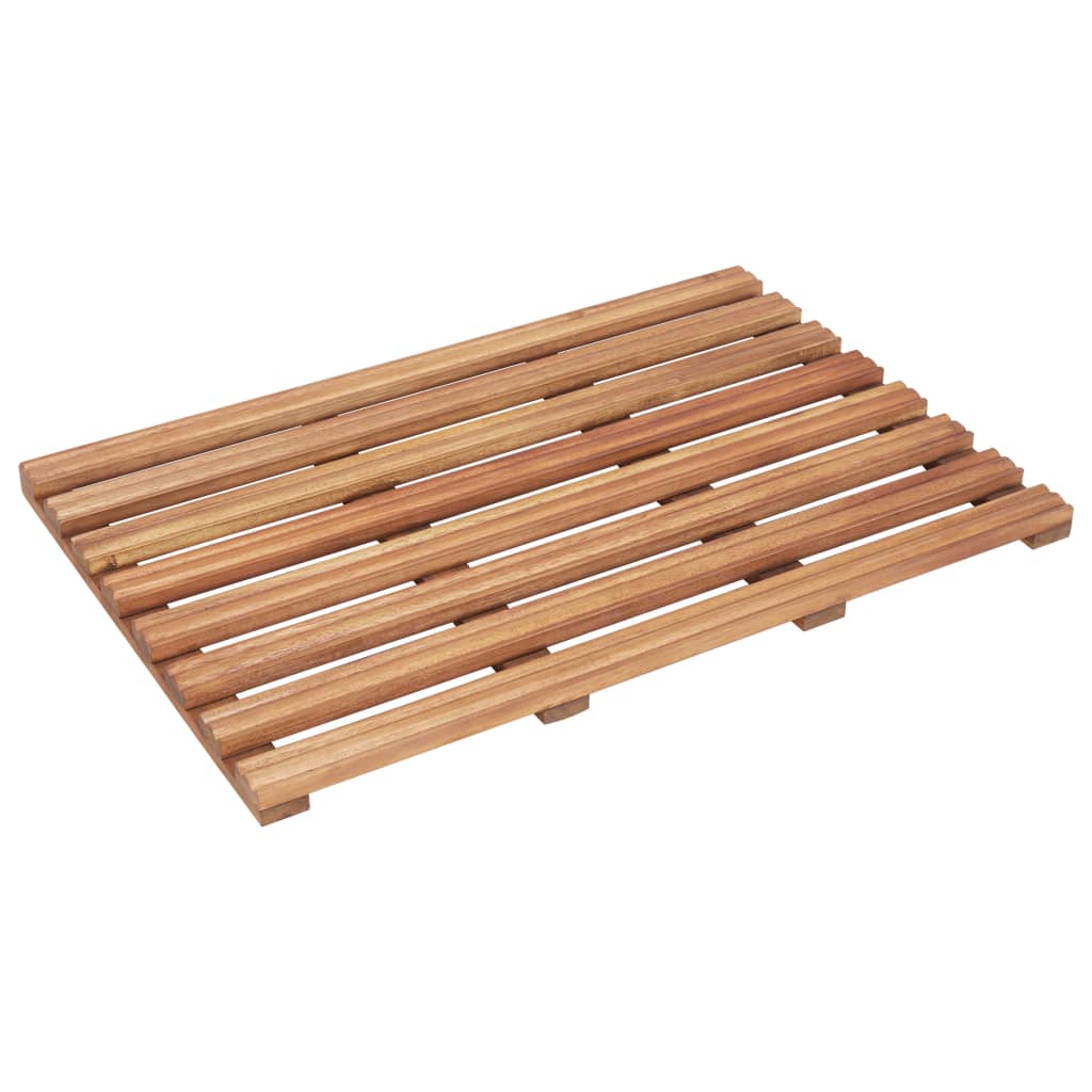 vidaXL Badematten 2 Stk. Massivholz Akazie 56 x 37 cm