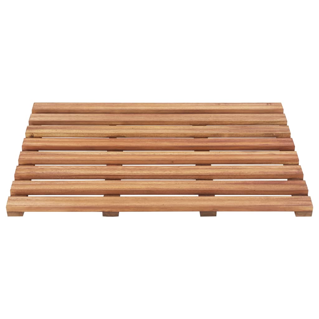 vidaXL Badematten 2 Stk. Massivholz Akazie 56 x 37 cm