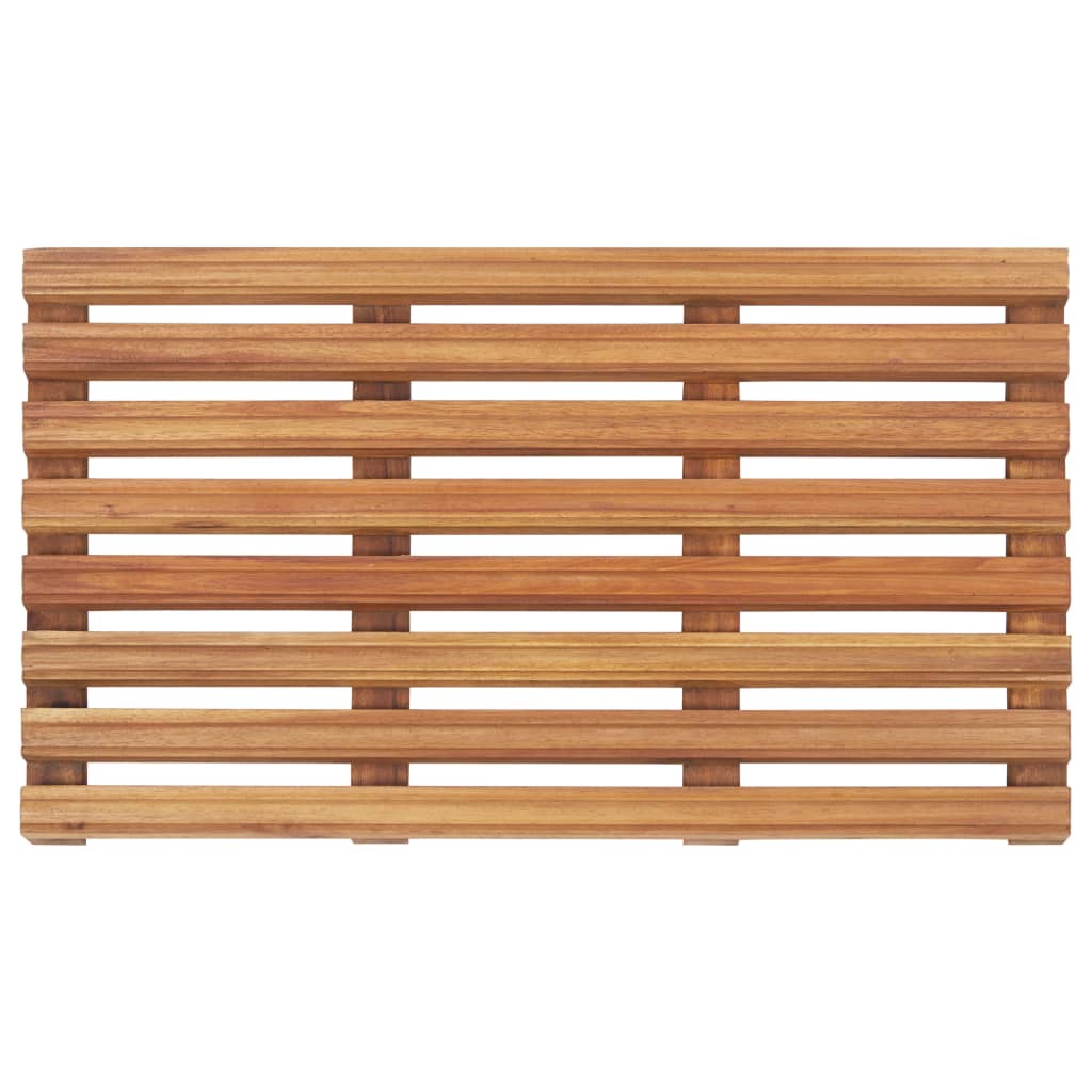 vidaXL Badematten 2 Stk. Massivholz Akazie 56 x 37 cm