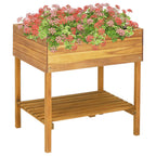 vidaXL Hochkübel 78,5 x 58,5 x 78,5 cm Massivholz Akazie