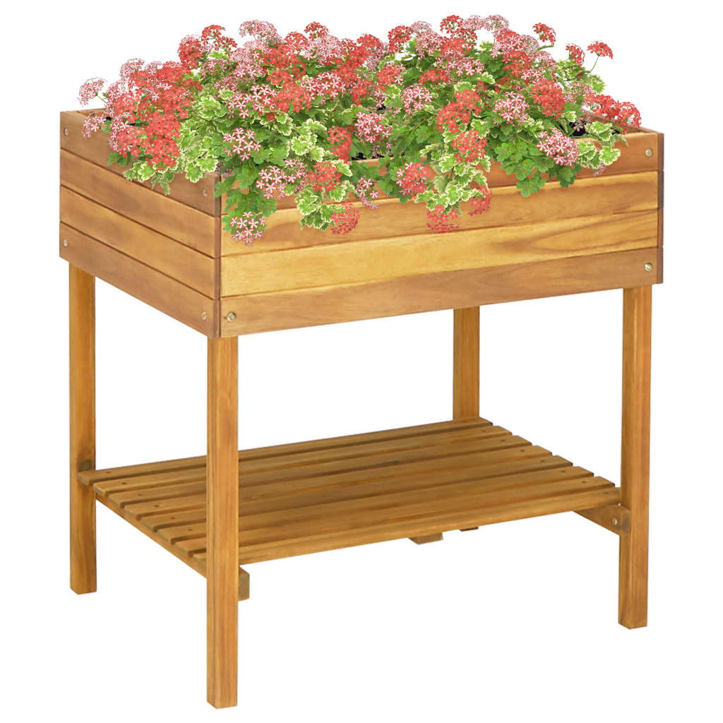 vidaXL Hochkübel 78,5 x 58,5 x 78,5 cm Massivholz Akazie