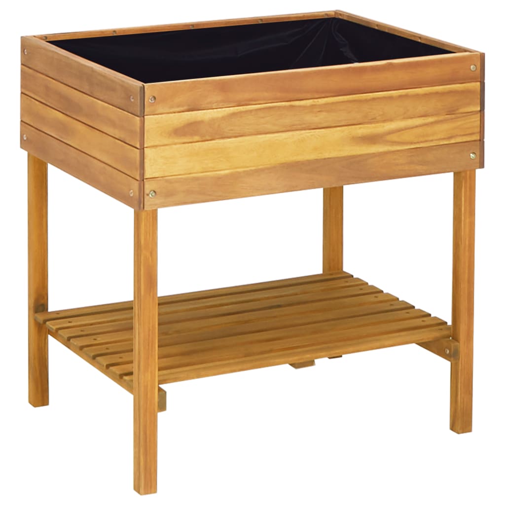 vidaXL Hochkübel 78,5 x 58,5 x 78,5 cm Massivholz Akazie
