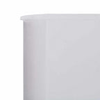 vidaXL 3-teiliges Windschutzgewebe 400 x 80 cm Sandweiß