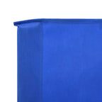 vidaXL 3-teiliges Windschutzgewebe 400 x 80 cm Azurblau