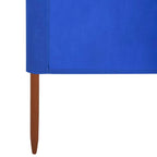 vidaXL 3-teiliges Windschutzgewebe 400 x 80 cm Azurblau