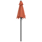 vidaXL Sonnenschirm Terrakotta 200 x 224 cm Aluminium