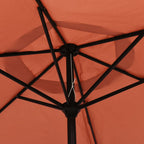 vidaXL Sonnenschirm Terrakotta 200 x 224 cm Aluminium