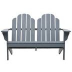 vidaXL Adirondack-Doppelstuhl Holz Grau
