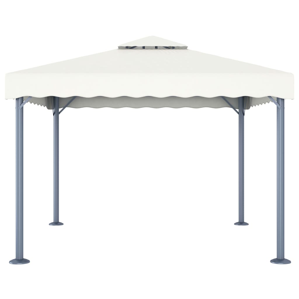 vidaXL Pavillon 300 x 300 cm Creme Aluminium