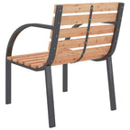 vidaXL Gartenstühle 2 Stk. Holz