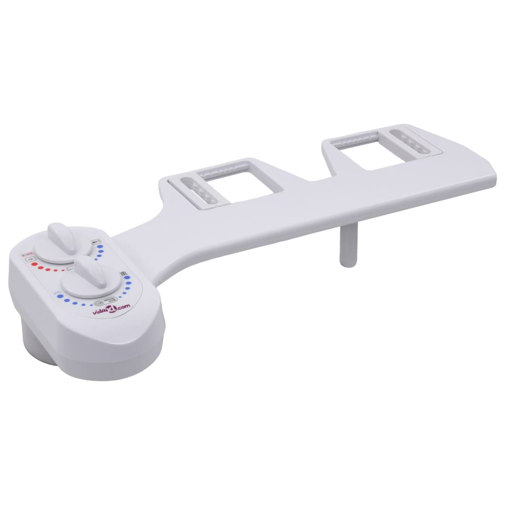 vidaXL Bidet-Aufsatz für Toilettensitz Heißes Kaltes Wasser Einzeldüse