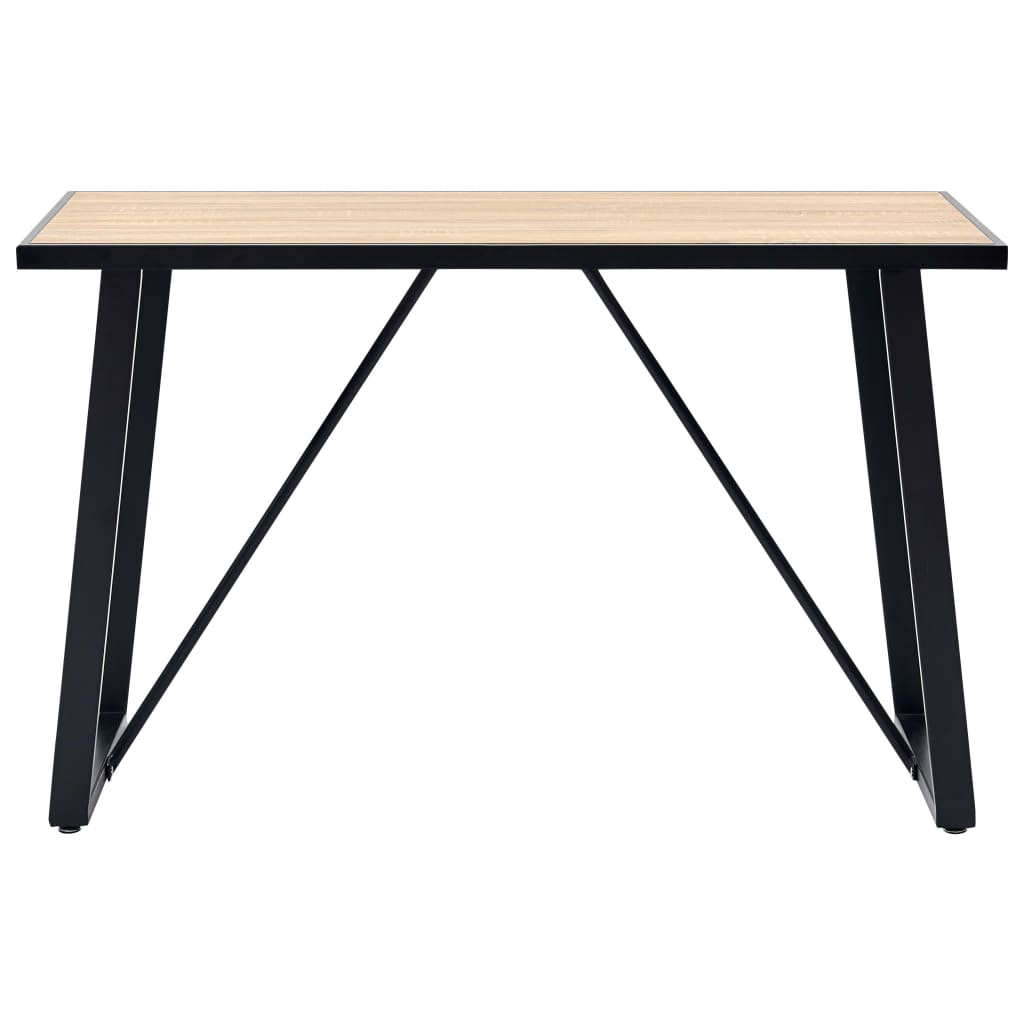 vidaXL Esstisch Eichenfarbe 120x60x75 cm MDF