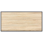 vidaXL Esstisch Eichenfarbe 120x60x75 cm MDF