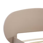 vidaXL Bettgestell Cappuccino-Braun Kunstleder