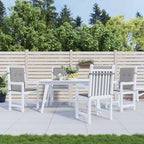 vidaXL Gartenstuhlauflagen für Niedriglehner 4 Stk. Grau Oxford-Gewebe